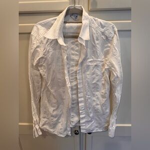 White Button-Up Shirt